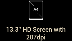 BOOX Max Lumi 13.3"HD Screen with 207 DPI