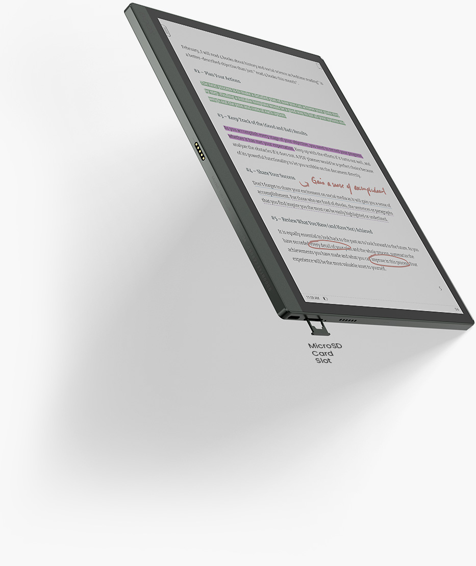 Read more documents on a MicroSD card on Tab Ultra C