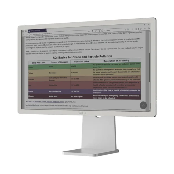 BOOX Mira Pro Color - 25.3" Eink Monitor