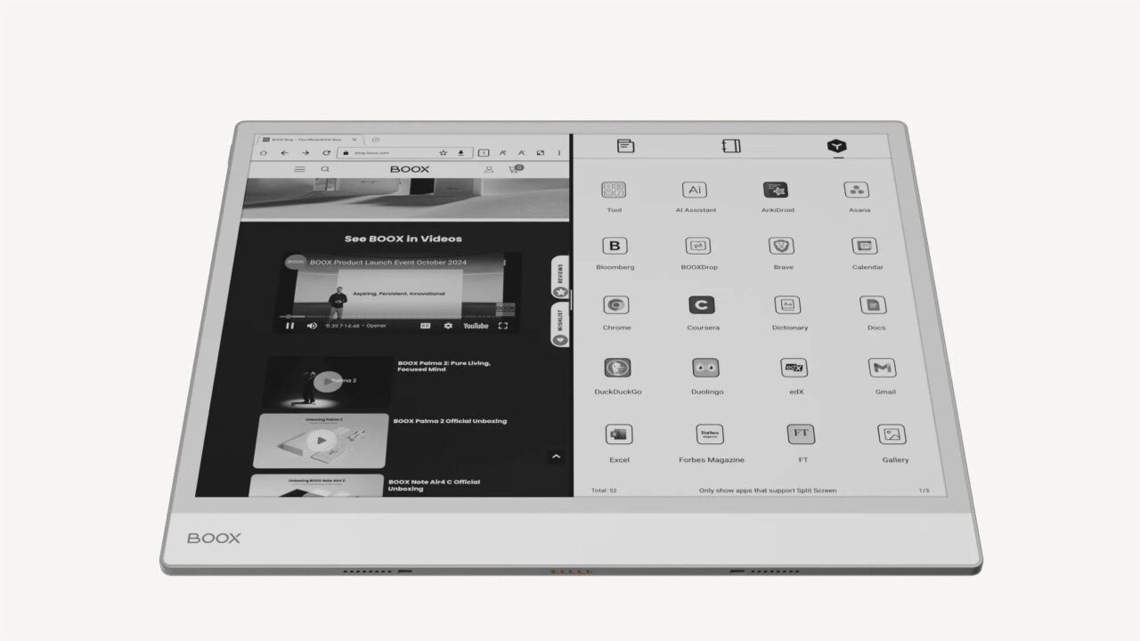Android Boox BOOX Note Max, Android 13 Monochrome ePaper in Malaysia