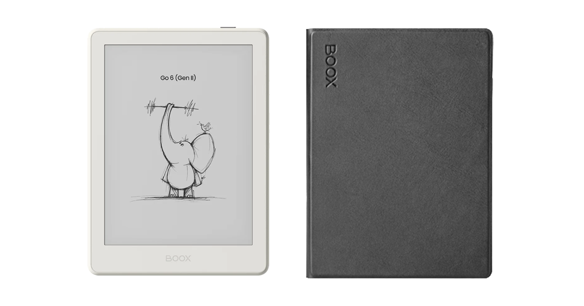 New BOOX Go6(Gen2) Monochrome Android eReader in Malaysia