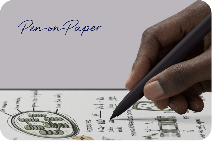 Paper-like handwriting with the BOOX Note Air6 C stylus