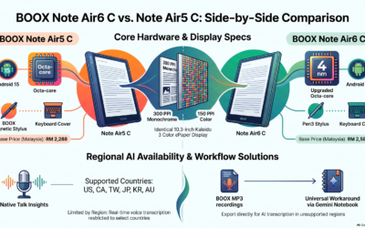 How to Turn BOOX Note Air5 C Recordings into Transcripts with Gemini Notebook