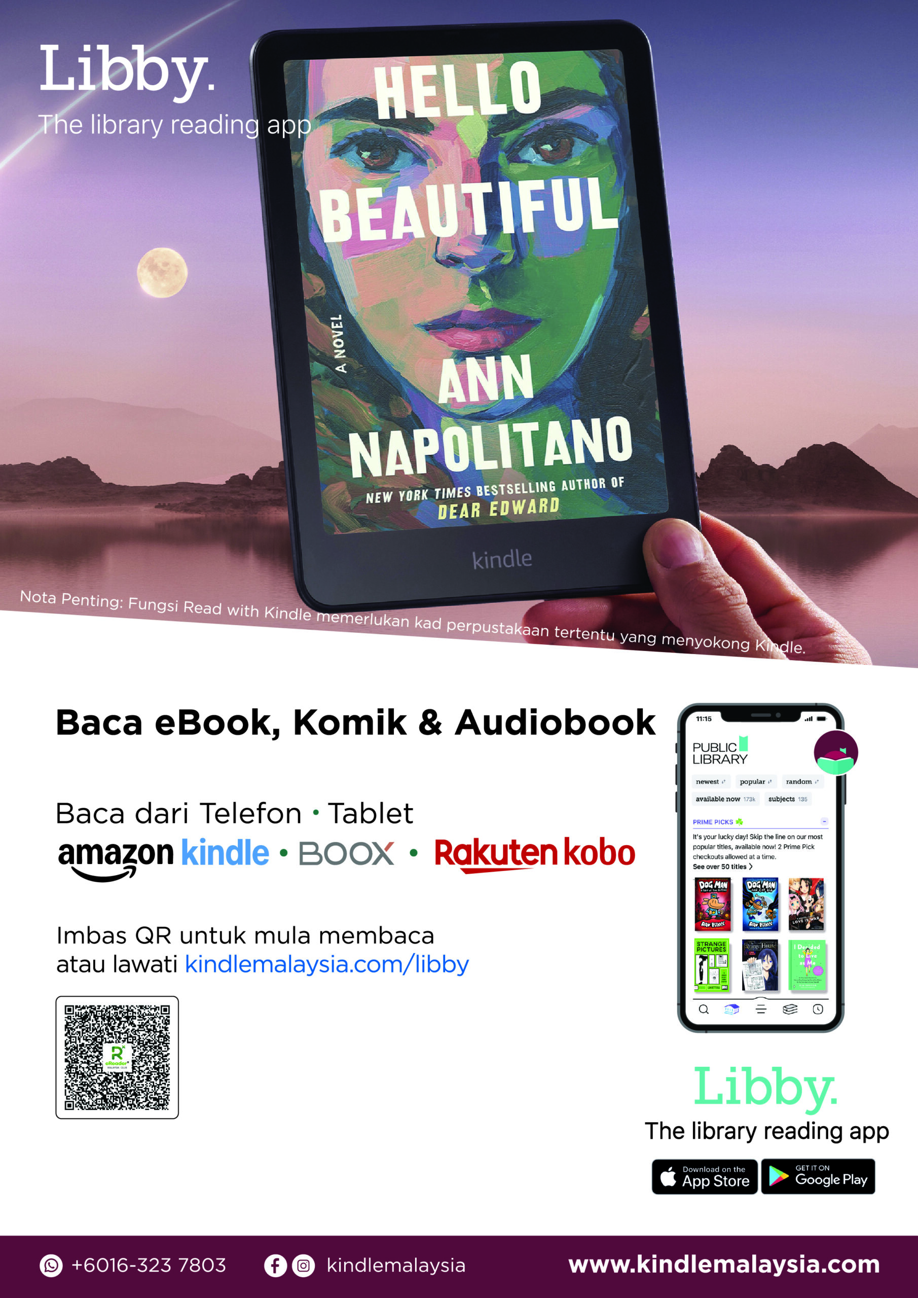 Libby library reading app for eBooks, comics and audiobooks on BOOX, smartphones and tablets